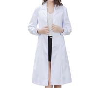 Générique Blouse Blanche Homme Femme Blouse Chimie College Blanche Chimie Lycee Femme Médecin Coton Infirmière Tenue Infirmiere Professionnelle