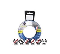 GENERIQUE - Bobine Fil Électrique Flexible 1,5mm Bleu Sans Halogène 20m