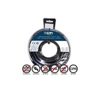 GENERIQUE - Bobine Fil Électrique Flexible 1,5mm Noir Sans Halogène 20m
