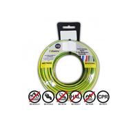 GENERIQUE - Bobine Fil Électrique Flexible 4mm Bicouleur Sans Halogène 10m