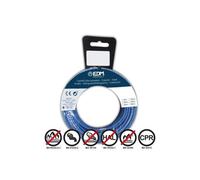GENERIQUE - Bobine Fil Électrique Flexible 4mm Bleu Sans Halogène 10m