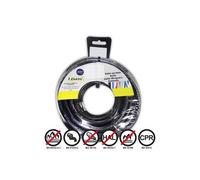 GENERIQUE - Bobine Fil Électrique Flexible 4mm Noir Sans Halogène 10m