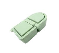 Générique Boîte à collations portable à double compartiment en silicone étanche lave-vaisselle Récipient alimentaire pour l ' extérieur et la maison Récipient de nourriture pour bébé