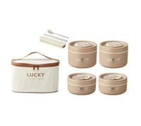 Générique Boîte à déjeuner pratique boîte à nourriture étanche repas d ' étudiant stockage des aliments 316 Texture en acier inoxydable pour divers réglages ensemble de déjeuner isolé
