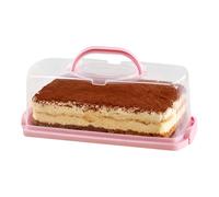 Générique Boîte À Pan 36,5 X 15,5 X 13,5 Cm Boîte De Rangement Pour Rectangulaire Vitrine Pour Toasts Rangement Pour Gâteaux Avec Poignée Portable Pour Pan Fait Maison Pour Le Transport