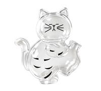 Générique Boîte à Poils de Chat Décoration Transparente en Forme De | Boîte commémorative pour animaux et collecteur de poils Pour Trajets Quotidiens Appartement Réfrigérateur Dortoir Scolaire
