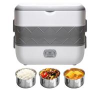 Générique Boîte À Repas Chauffante Contenant repas isotherme portable | Boîte à déjeuner thermique nomade Pour Hommes Voyageurs Étudiants Conducteurs Bureau Trajets Camping Vacances Pique-Niques