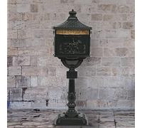 Générique Boîte aux Lettres sur Pied Aluminium Vintage Antirouille Vert,Maison & Jardin,Décorations,Boîtes aux Lettres,Vert,10.48KG,43893