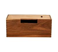 Générique Boîte De Gestion De Câbles, Cache-câbles Et Organisateur en Bois, Boîte De Rangement De Câble en Bois, Boîtes D'organisation De Câble, pour Cordons, Multiprise, Fils De Télévision