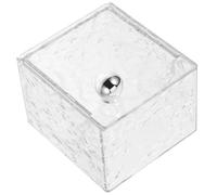 Générique Boîte de Rangement Cosmétique Murale Accès Facile Grosse Capacité sans Perçage en Pet et Abs pour Cotons Démaquillants pour Salle de Bain