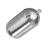 Générique Boîte de Rangement Coton Tige en Acier Inoxydable Légère et Élégante pour Salle de Bain, Contenant pour Boules de Coton Couvercle Anti-poussière