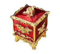 Générique Boîte de rangement d ' écouvillons avec couvercle, porteécouvillons Q-Tip, pot de boules de coton, boîte distributrice de coton, organisateurs de cosmétiques, pour cure-dents