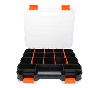 Générique Boîte de Rangement en Plastique Compartiments pour Composants Électroniques et Perles, Étanchéité, Facile à Ouvrir, pour Bricolage et Organisation D'outils