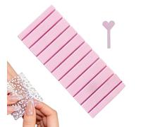 Générique Boîte De Rangement Foils Ongles | Organisateur Portable à 10 Compartiments,Boîte Stickers Ongles Foil Imprimée 3D,Pour Voyages, Salon, Studio, Femmes Et Filles