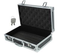 Générique Boîte de Rangement Multifonctionnelle Aluminium avec Cadenas Mallette Portable et Robuste pour Outils et Premiers Secours Capacité Spacieuse et Léger Maison Bureau et Voyage