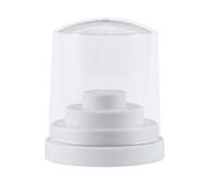 Générique Boîte de Rangement Organisateur Professionnel pour Embouts de Manucure 48 Trous en Plastique Blanc , Support pour Embouts de Polissage pour Outils de Nail Art et Perceuse à Ongles