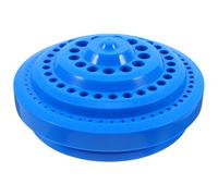 Générique Boîte De Rangement pour Forets Perceuse Coffret De Foret Mallette Organisation Outils 100 Trous Plastique Bleu pour Nail Drill Bits Boîte De Rangement pour Embouts De Meulage