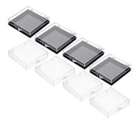 Générique Boîte de Rangement pour Organiser Capsules D' et Perles pour Faux 8pcs en Pp Légère et Robuste Couvercle à Charnière