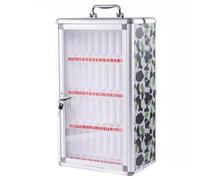 Générique Boîte de Rangement pour téléphone Portable, Armoire de Rangement Murale pour téléphone Portable, Grand casier pour écoles, boîte de Gestion unifiée, Couleur argentée, protège Les téléphones