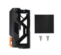 Générique Boîtier de Batterie Portable 21700 avec pourcentage, Black | Assemblage monocellulaire sans soudure, plafond de sortie 10 W, installation avec polarité correcte, batterie non