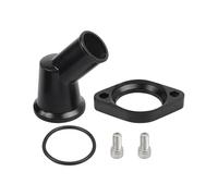 Générique Boîtier de Thermostat en Aluminium pour véhicule, Rotatif à 45 degrés, résistant à la pour Les systèmes de Refroidissement 327 350 396 454 Boîtier de Thermostat à col d ' Eau en Aluminium