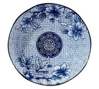 Générique Bol à Fruits en Céramique Style Chinois Pied, Plateau Léger pour Stockage de Fruits et Collations, pour Fêtes et Boulangeries