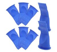Générique Bonde Anti Odeur en Silicone pour Salle de Bain, Dispositif Anti-refoulement et Noyau de Drainage Unidirectionnel, Lot de 8 Pièces pour Siphon de Sol