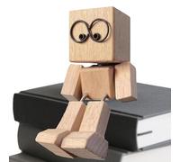 Générique Bonhomme en Bois se balançant, Charmante Petite Figurine en Bois, décoration Amusante pour Tableau de Bord de Voiture, Figurine décorative pour la Maison