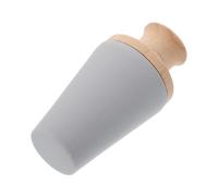 Générique Bouchon en silicone Bouchon de bouteille de vin Bouchon d'étanchéité en bois pour bouteille de vin et bouteille, anti-poussière et conservation du vin après ouverture