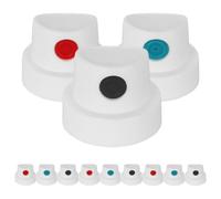 Générique Bouchons de Peinture Aérosol pour Femmes, Lot de 12 Pièces en Plastique Buses de Pulvérisation Précises et Prise Confortable pour Projets Extérieurs et Art Graffiti