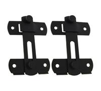 Générique Boucle De Porte Coulissante Verrou En Acier Inoxydable 2pcs Pour Famille Et Garage Avec Résistance à la Corrosion