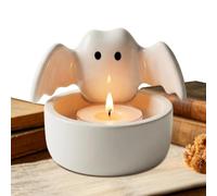 Générique Bougeoirs Halloween Figurine De Collection Chauve-Souris Amusante | Porte-Bougie Chauffe-plat Décor Fantôme Pour Maison Chambre Salon Cuisine Cheminée Fête