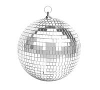 Générique Boules Disco Ornement de fête, Large, argenté et réfléchissant
