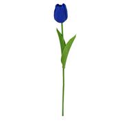 Générique Bouquet de fleurs mini-pu pour salon, mariage, haut de gamme, ornements, accessoires décoratifs haut de gamme (Blue, 33cm)