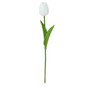 Générique Bouquet de fleurs mini-pu pour salon, mariage, haut de gamme, ornements, accessoires décoratifs haut de gamme (White, 33cm)