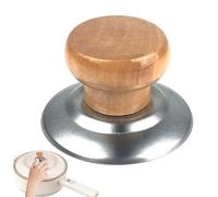 Générique Bouton De Couvercle Casserole En Bois - Multifonctionnel, Poignée Remplacement | Pot Poignées Maintien Pour La Maison Restaurant Cuisine Ustensiles Poêle Universelle Topper