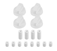 Générique Bouton De Cuisson 8 Pièces Boutons Universels Avec Adaptateurs ABS Boutons Rotatifs Pour Cuisinière Pour Four Cuisinière Et Plaques De Cuisson Gaziniere Electrique Gaz