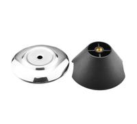 Générique Bouton De De Pot - Bakélite 2,6x2,28x1,5 Pouces | Poignée De De Poêle Facile À Saisir, Résistante À La Chaleur | Bouton De Remplacement Robuste | Poignée Universelle De D