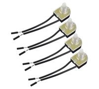 Générique Bouton rotatif pour lampe 4 pièces en cuivre noir, petit volume, adapté à éclairage mural et plafonnier utile