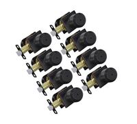 Générique Boutons De Porte D'intimité Sans ronze Huilé, Paquet De 8 | Acier Inoxydable, Loquet Ajustable 60-70MM, Pour Porte 35-45MM, Réversible, Pour Chambre Salle de Bain, Sans Clé