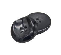 Générique Boutons en Corne de résine légers de 30 mm for vêtements, Costume, Veste, Manteau, Accessoires de Couture décoratifs Beiges Faits à la Main, Vente en Gros(10462 Black,18mm 20pcs)