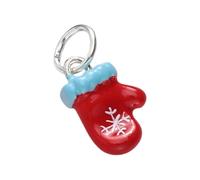 Générique Breloques pour bracelets | Pendentifs de bijoux de vacances, perles de Noël, pièces de collier en boucle, assortiment de fournitures