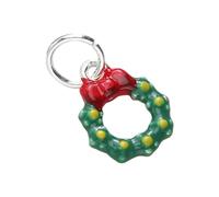 Générique Breloques pour bracelets | Pendentifs de bijoux de vacances, perles de Noël, pièces de collier en boucle, assortiment de fournitures