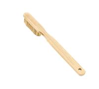 Générique Brosse pour équipement d ', Manche en Bois, 20 cm / 7, | Manche en bois naturel avec tête de brosse en fibre et trou de pour sacs de falaise et séances d ' entraînement