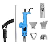 Générique Brûleur de Mauvaises Herbes électrique 3 en 1, désherbeur Thermique 2000 W et Pistolet Thermique à air Chaud, Comprend 5 Buses, idéal for l'herbe du Jardin(Blue)
