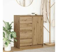 Générique Buffet avec tiroirs chêne Artisanal 71x35x84 cm Bois ingénierie,Meubles,Armoires & Meubles de Rangement,Buffets & bahuts,Brun,28.6 KG,861588