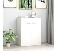 Générique Buffet Blanc 60x30x75 cm Bois d'ingénierie,Meubles,Armoires & Meubles de Rangement,Buffets & bahuts,Blanc,17.85 KG,800729