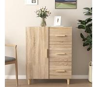 Générique Buffet chêne Sonoma 69,5x34x90 cm Bois d'ingénierie,Meubles,Armoires & Meubles de Rangement,Buffets & bahuts,Brun,33 KG,812171
