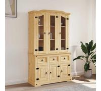 Générique Buffet Corona Marron 112x43x196 cm Bois Massif pin Mexicain,Meubles,Armoires & Meubles de Rangement,Buffets & bahuts,Brun,54.4 KG,355085