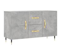 Générique Buffet Gris béton 100x36x60 cm Bois d'ingénierie,Meubles, Armoires & Meubles de Rangement, Buffets & bahuts, Gris (Poids 29.92KG)